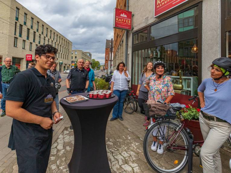 Kostprobe an der Hannoverschen Kaffeemanufaktur